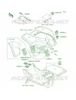 Labels pour Kawasaki Bayou 300 1999