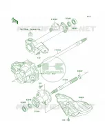 Rear Axle pour Kawasaki Bayou 300 1999