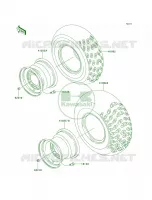 WheelsTires pour Kawasaki Bayou 300 1999