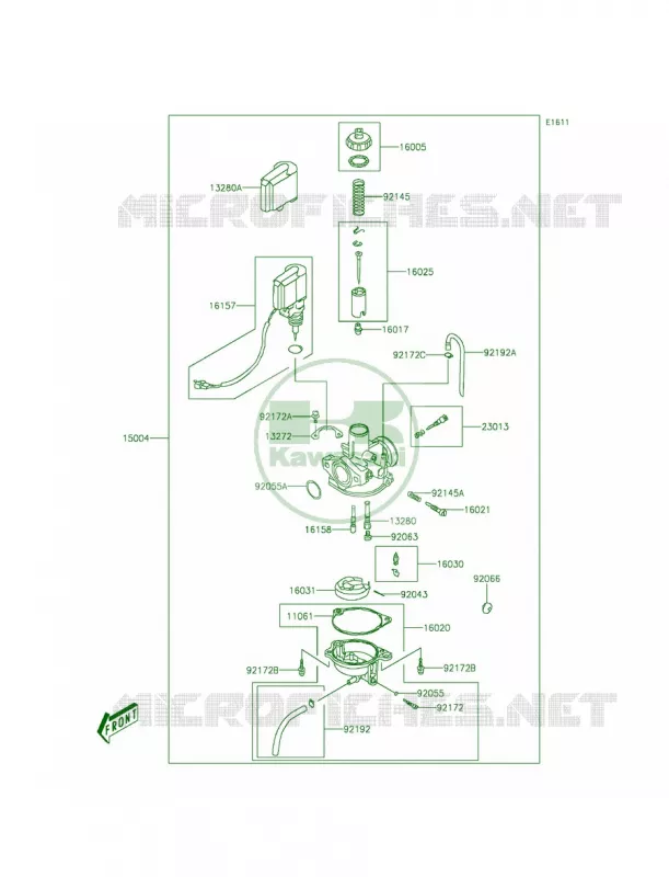 Carburetor Kawasaki QUAD 50 2013 KFX50  KSF50BDF
