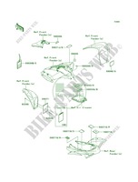 Labels pour Kawasaki KFX450R 2012
