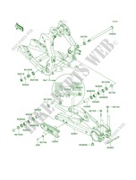 Swingarm pour Kawasaki KFX450R 2012