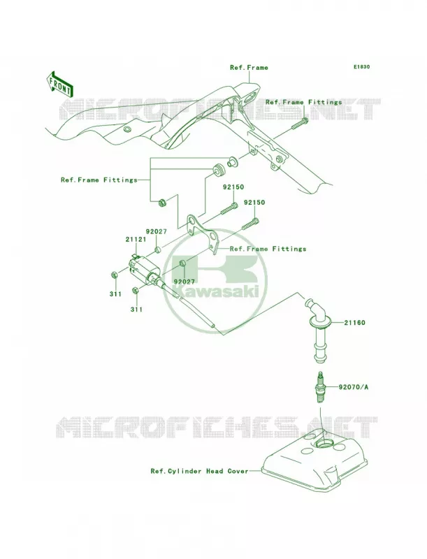 Ignition System Kawasaki QUAD 450 2012 KFX450R  KSF450BCS