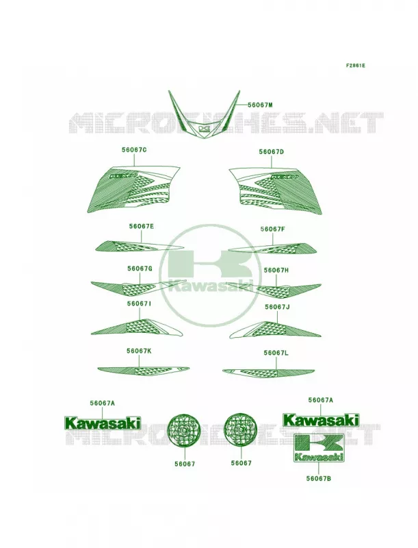 DecalsRedA9S Kawasaki QUAD 90 2010 KFX90  KSF90AAF