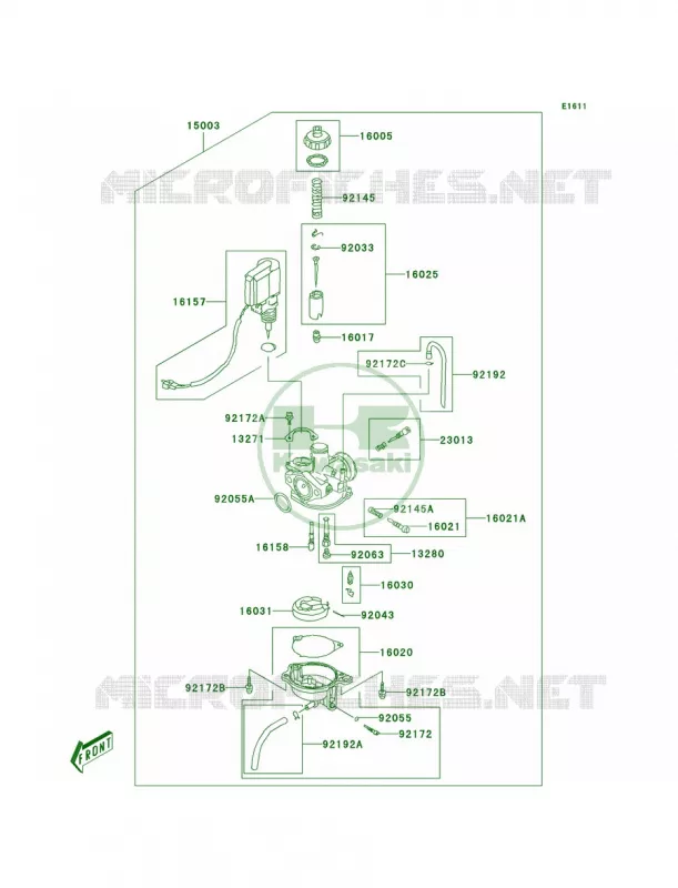 CarburetorA7F Kawasaki QUAD 90 2008 KFX90  KSF90A8F