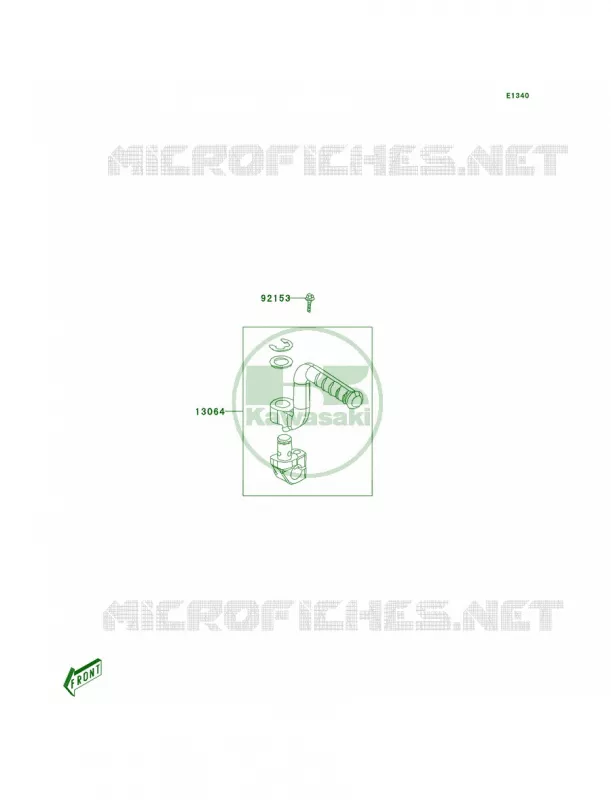 Kickstarter Mechanism Kawasaki QUAD 50 2007 KFX50  KSF50B7F