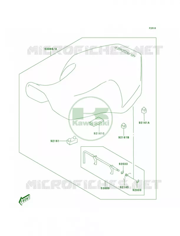 Seat Kawasaki QUAD 80 2006 KFX80  KSF80A6F