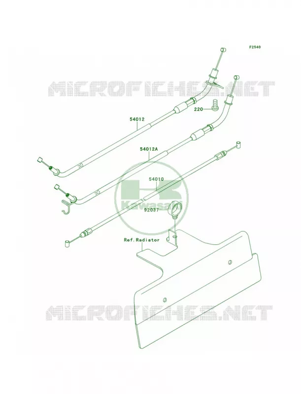 Cables Kawasaki MOTOS 1400 2009 Concours 14 ABS  ZG1400A9F