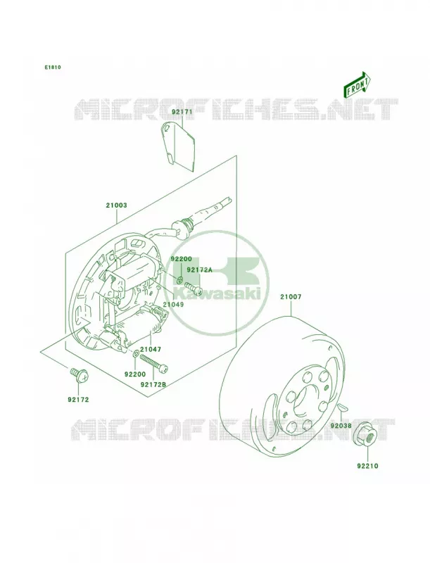 Generator Kawasaki QUAD 80 2004 KFX80  KSF80-A2