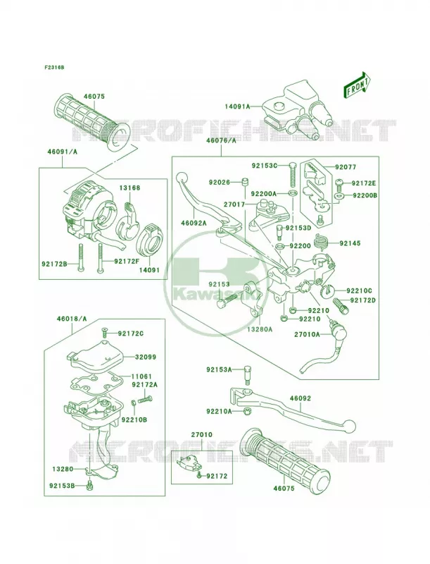 Kit Durites De Frein Tressées Inox +3 Pour Suzuki LT-Z400, Kawasaki KFX400, Arctic Cat DVX 400 (2003-2008)