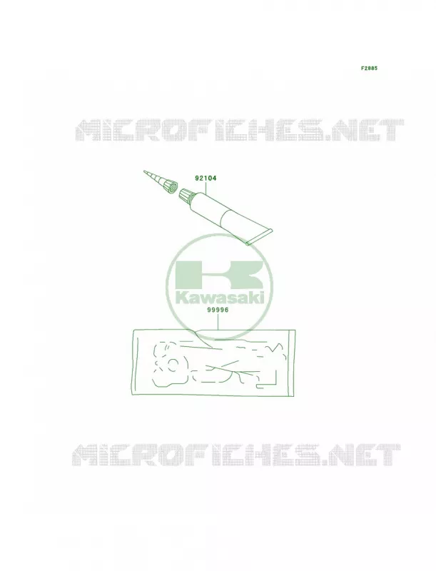 Gasket Kit Kawasaki QUAD 80 2003 KFX80  KSF80-A1