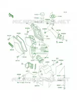 Air Cleaner pour Kawasaki Mojave 250 2001