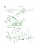 CamshaftsTensioner pour Kawasaki Mojave 250 2001