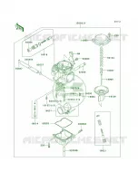 CarburetorKSF250 A17A18 pour Kawasaki Mojave 250 2001