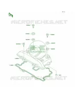 Cylinder Head Cover pour Kawasaki Mojave 250 2001