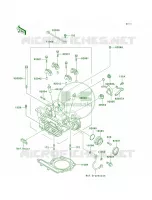 Cylinder Head pour Kawasaki Mojave 250 2001