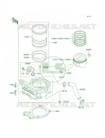 CylinderPistons pour Kawasaki Mojave 250 2001