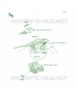 DecalsKSF250 A15 pour Kawasaki Mojave 250 2001