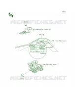 DecalsKSF250 A16 pour Kawasaki Mojave 250 2001