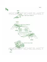 DecalsKSF250 A17 pour Kawasaki Mojave 250 2001