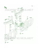 Footrests pour Kawasaki Mojave 250 2001