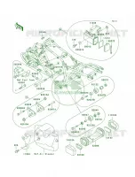 Frame Fittings pour Kawasaki Mojave 250 2001