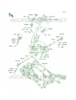 Frame pour Kawasaki Mojave 250 2001
