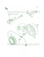 Generator pour Kawasaki Mojave 250 2001