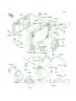 Radiator pour Kawasaki Mojave 250 2001