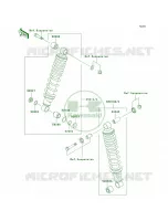 Shock Absorbers pour Kawasaki Mojave 250 2001
