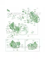 Crankcase pour Kawasaki TERYX 2015