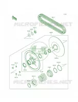 Driven ConverterDrive Belt pour Kawasaki TERYX 2015