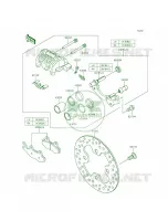 Front Brake pour Kawasaki TERYX 2015