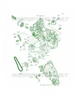 Oil PumpOil Filter pour Kawasaki TERYX 2015