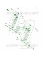 Shock Absorbers pour Kawasaki TERYX 2015