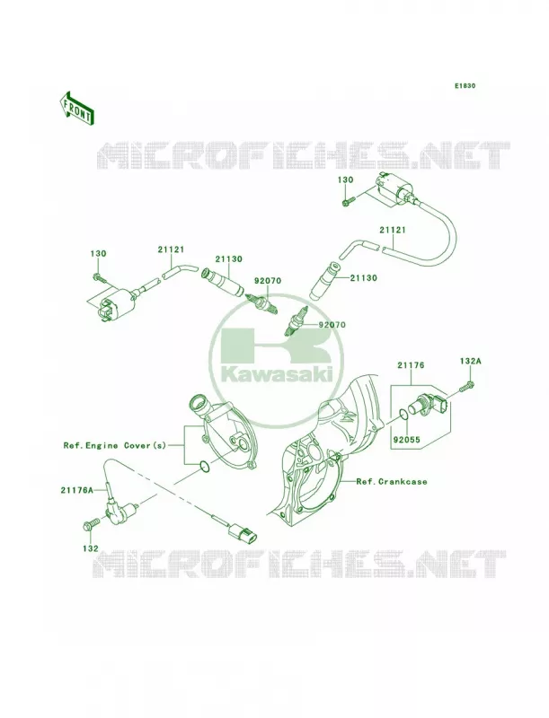 Ignition System Kawasaki MULE 750 2013 Teryx 750 FI 4x4 Sport  KRF750SDF