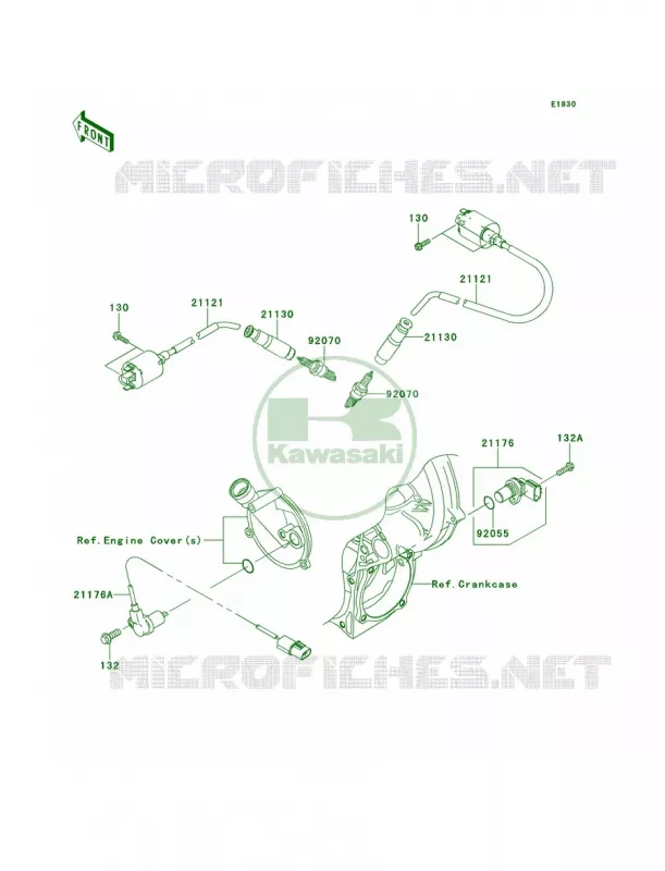 Ignition System Kawasaki MULE 750 2013 Teryx 750 FI 4x4 LE  KRF750RDF