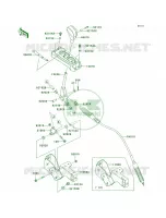 Control pour Kawasaki Teryx4 750 4x4 EPS Realtree APG HD 2012