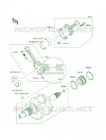 Crankshaft pour Kawasaki Teryx4 750 4x4 EPS Realtree APG HD 2012