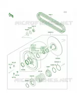 Driven ConverterDrive Belt pour Kawasaki Teryx4 750 4x4 EPS Realtree APG HD 2012
