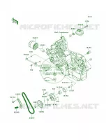 Oil PumpOil Filter pour Kawasaki Teryx4 750 4x4 EPS Realtree APG HD 2012