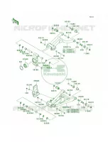 Rear Suspension pour Kawasaki Teryx4 750 4x4 EPS Realtree APG HD 2012