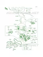 Throttle pour Kawasaki Teryx4 750 4x4 EPS Realtree APG HD 2012