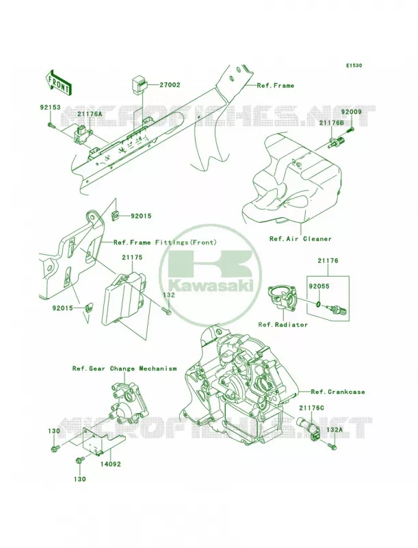 Fuel Injection Kawasaki MULE 750 2012 Teryx4 750 4x4 EPS Realtree APG HD  KRT750DCF