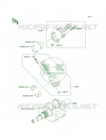 Crankshaft pour Kawasaki Teryx 750 FI 4x4 Sport 2011
