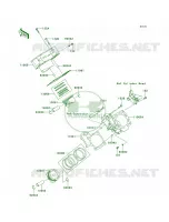 CylinderPistons pour Kawasaki Teryx 750 FI 4x4 Sport 2011