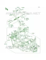 Frame pour Kawasaki Teryx 750 FI 4x4 Sport 2011