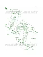 Shock Absorbers pour Kawasaki Teryx 750 FI 4x4 Sport 2011
