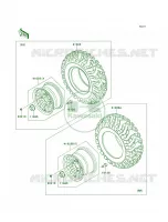 WheelsTires pour Kawasaki Teryx 750 FI 4x4 Sport 2011