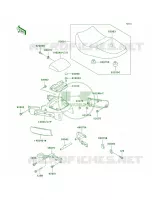 SeatZG1000 A15 A18 pour Kawasaki Concours 2003